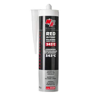 Uszczelniacz silikonowy czerwony 343°C-290 g MA PROFESSIONAL