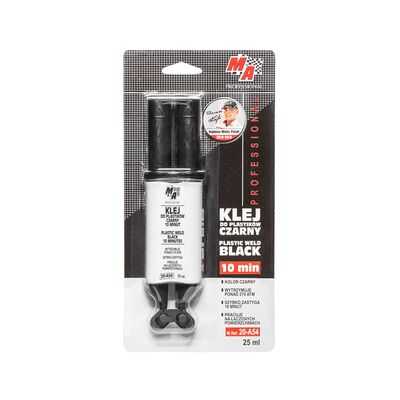 Klej do plastików 10 minut czarny - strzykawka 25 ml MA PROFESSIONAL
