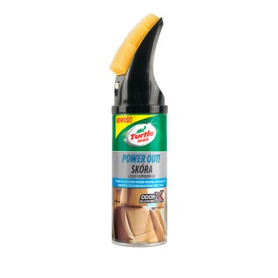 Pianka do tapicerki skórzanej Power Out Leather Cleaner 400 ml TURTLE WAX