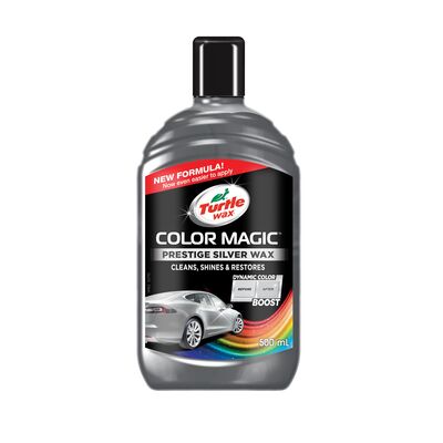 Płyn do renowacji opon Color Magic - Prestige Silver srebrny 500 ml TURTLE WAX
