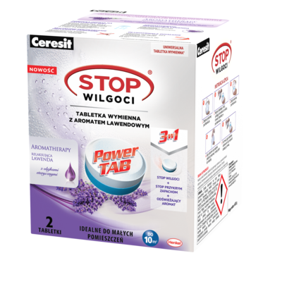Tabletki wymienne Stop Wilgoci PowerTAB Lawenda 2 x 300 g Metylan