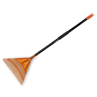 Grabie wachlarzowe 60 cm, 24 zęby, trzonek metalowy