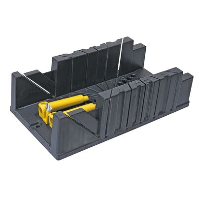 Skrzynka uciosowa plastikowa 320 x 120 x 75 mm, z zaciskami TOPEX