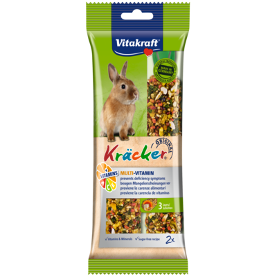 Kolba dla królika Kracker 2 sztuki multivitamina Vitakraft