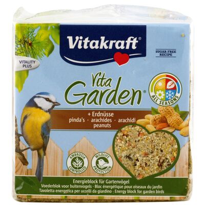 NIEAKTYWNE Kostka tłuszczowa dla ptaków ogrodowych z orzechami 300 g Vitakraft