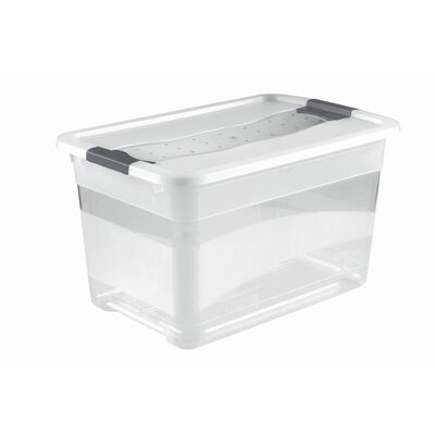 Pojemnik crystalbox 52 l cornelia 59,5 x 39,5 x 34 cm keeeper