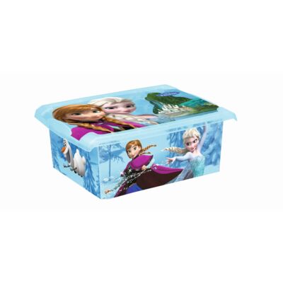 Pojemnik deco-box frozen 10 l zmrożony niebieski transparentny filip 39 x 29 x 14 cm keeeper