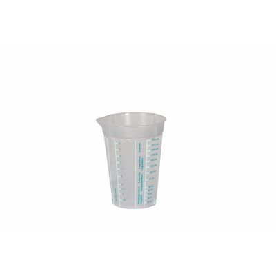 Kubek z miarką 0,25 l transparent (seledynowy) mario Ø8,5 x 11,5 cm keeeper