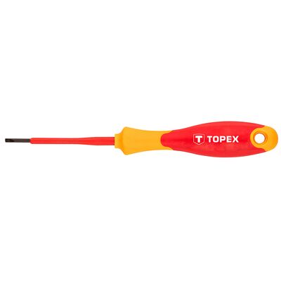 Wkrętak płaski 1000 V, 2,5 x 75 mm, CrMo TOPEX
