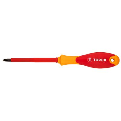 Wkrętak krzyżowy 1000 V, PH1 x 80 mm TOPEX
