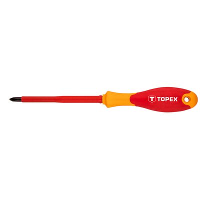 Wkrętak krzyżowy 1000 V, PH2 x 100 mm TOPEX