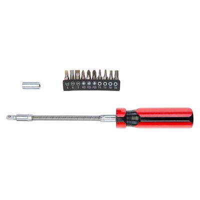 Wkrętak z giętkim grotem, zestaw 12 sztuk Top Tools