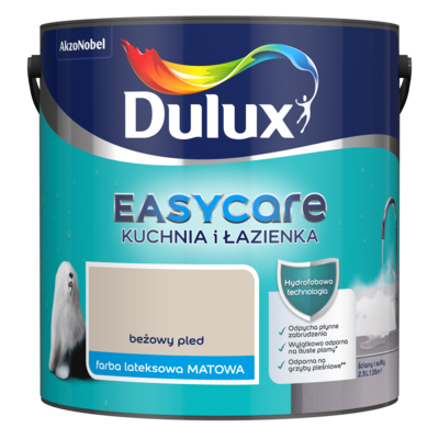 Farba Dulux EasyCare Kuchnia i Łazienka Beżowy Pled 2,5 l