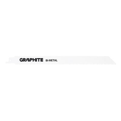 Brzeszczot bagnetowy 250 x 20 x 0,9 mm, 10 TPI, komplet 2 sztuki, GRAPHITE