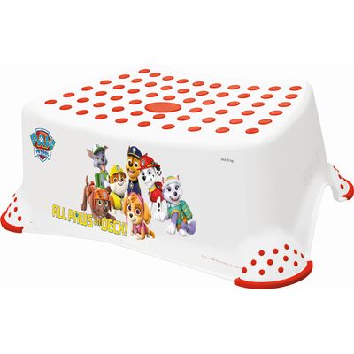 Podest dziecięcy z funkcją antypoślizgową paw patrol tomek biały 40,5 x 28,5 x 14 cm keeeper