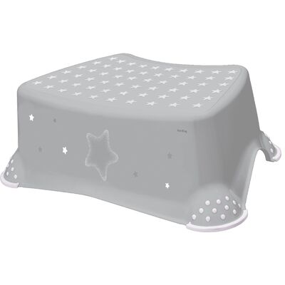Podest dziecięcy z funkcją antypoślizgową stars tomek kosmiczny szary 40,5 x 28,5 x 14 cm keeeper