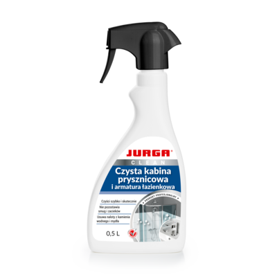 Clean Czysta kabina prysznicowa i armatura łazienkowa 0,5 l Jurga