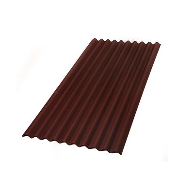 Falista płyta bitumiczna Classic czerwona 200 x 95 cm Onduline