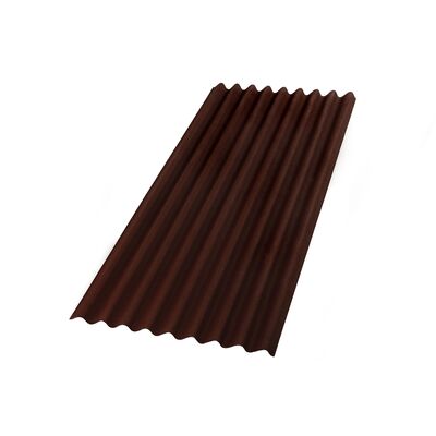 Falista płyta bitumiczna Base czerwona 200 x 86 cm Onduline