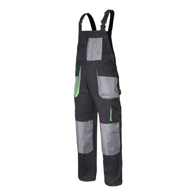 Ogrodniczki ochronne L40606 czarno zielone LAHTI PRO