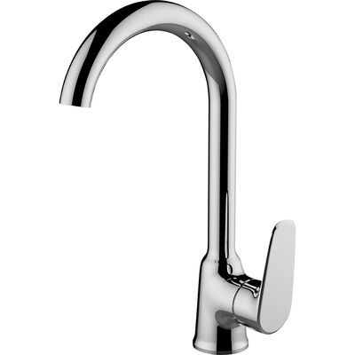 Bateria zlewozmywakowa stojąca z wylewką U RONDO BLX 068D chrom Laveo