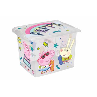 Pojemnik Deco-Box Peppa 20,5 l szary 39 x 29 x 27 cm  keeeper