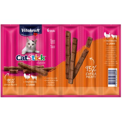 Przysmak dla kota Cat Stick Mini 6 sztuk indyk/jagnięcina Vitakraft