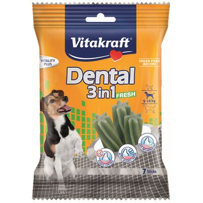 Przysmak dla psa Dental 3w1 Fresh S 120 g Vitakraft