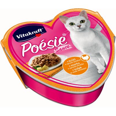 Karma dla kotów Poesie sos indyk/ser 85 g Vitakraft