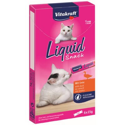 Przysmak dla kota Cat Liquid Snack 6 sztuk kaczka/Bglukan Vitakraft