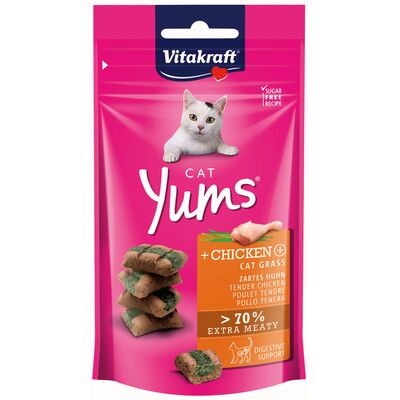 Przysmak dla kota Cat Yums kurczak z kocią trawą 40 g Vitakraft
