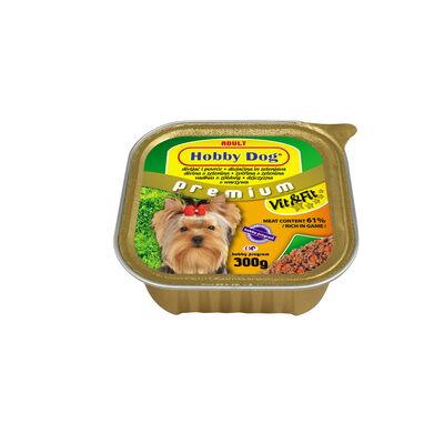 Karma dla psów Hobby Dog dziczyzna warzywa 300 g Vitakraft