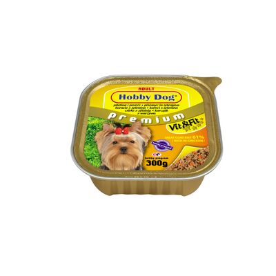 Karma dla psów Hobby Dog kurczak warzywa 300 g Vitakraft