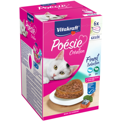 Karma dla kotów Poesie Multipack galaretka 6x85 g Vitakraft
