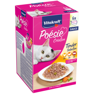 Karma dla kotów Poesie Multipack sos 6x85 g Vitakraft
