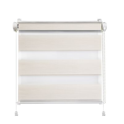 Mini roleta fast dzień i noc Sahara 56 x 140 cm beż Mardom