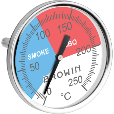 Termometr do BBQ/wędzarni  0°C +250°C 70 mm