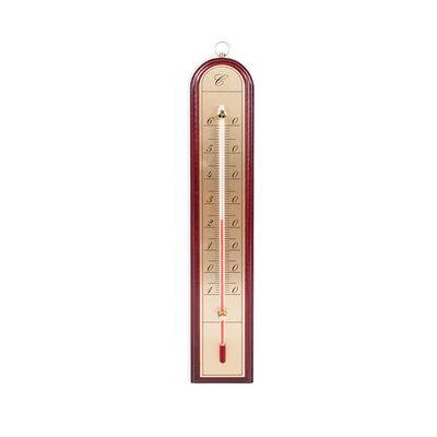 Termometr pokojowy 43 x 260 mm złota skala drewniany łuk Bioterm