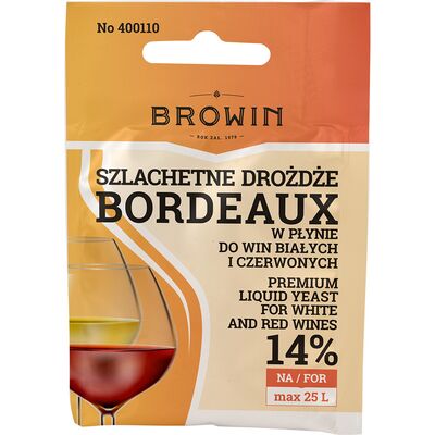 Drożdże winiarskie Bordeaux 20 ml Browin
