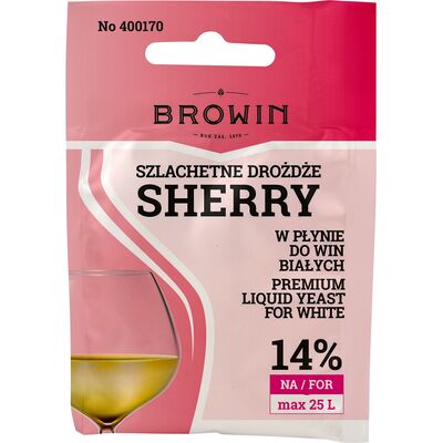 Drożdże do wina Sherry 20 ml Browin