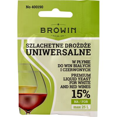 Drożdże do wina uniwersalne 20 ml Browin