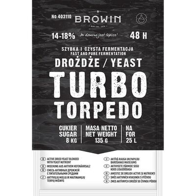 Drożdże gorzelnicze Turbo 48h 135 g