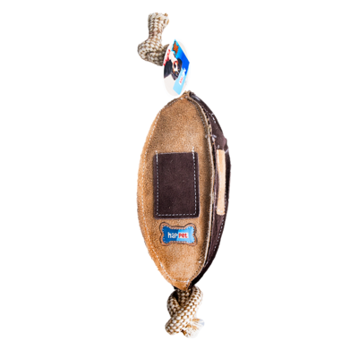 Zabawka dla psa rugby skóra 40 cm happet