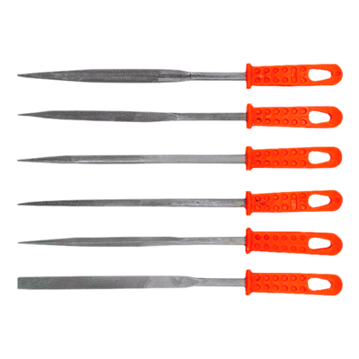 Pilnik iglak do metalu, zestaw 6 sztuk Top Tools