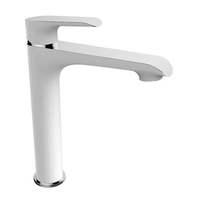 Bateria umywalkowa wysoka ALEA BLE 62ND chrom/biały Laveo