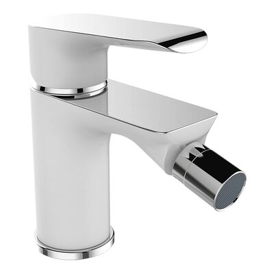 Bateria bidetowa ALEA BLE 622D chrom/biały Laveo
