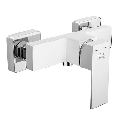 Bateria natryskowa KVADRATO BLQ 040D chrom Laveo