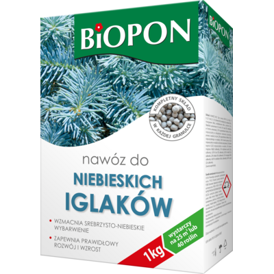 Nawóz do niebieskich iglaków granulat 1 kg Bopon