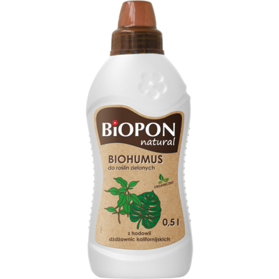 Biohumus do roślin zielonych płyn 0,5 l BOPON
