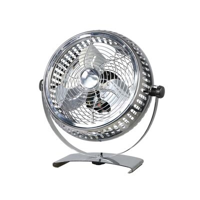 Wentylator stołowy srebrny Ø20 cm